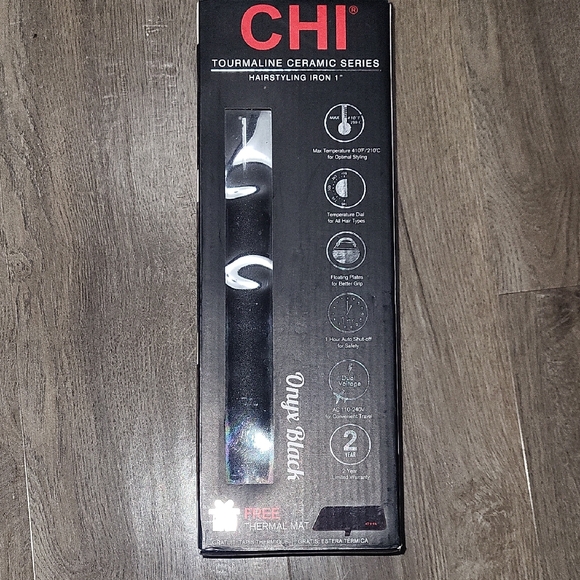 Chi Other - CHI Tourmaline Ceramic Hairstyling Iron - Black New